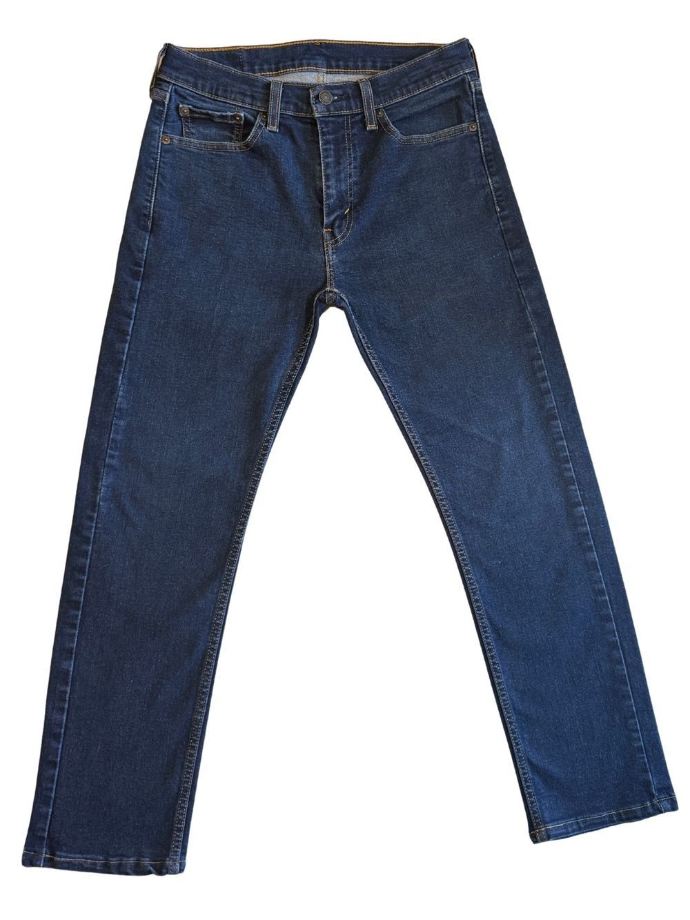 Levi's 506 Straight Leg Jeans Men's 30x30 Dark Wash Blue Denim Regular Fit